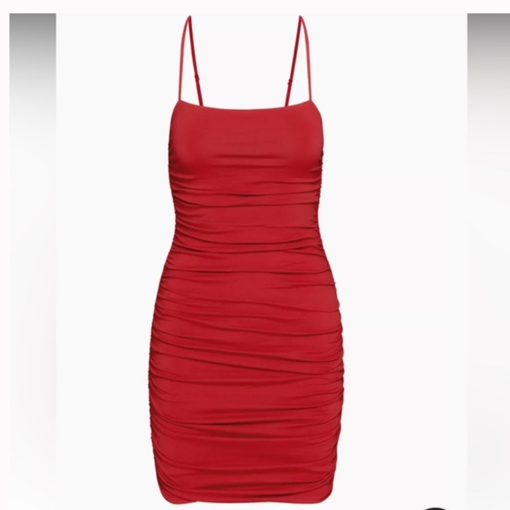 Aritzia Babaton Red Mini Dress